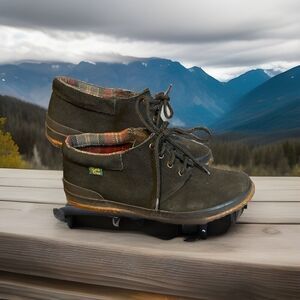 Daniel‎ Green Women's Chukka Boots Suede Size 10 Rubber Soul Black